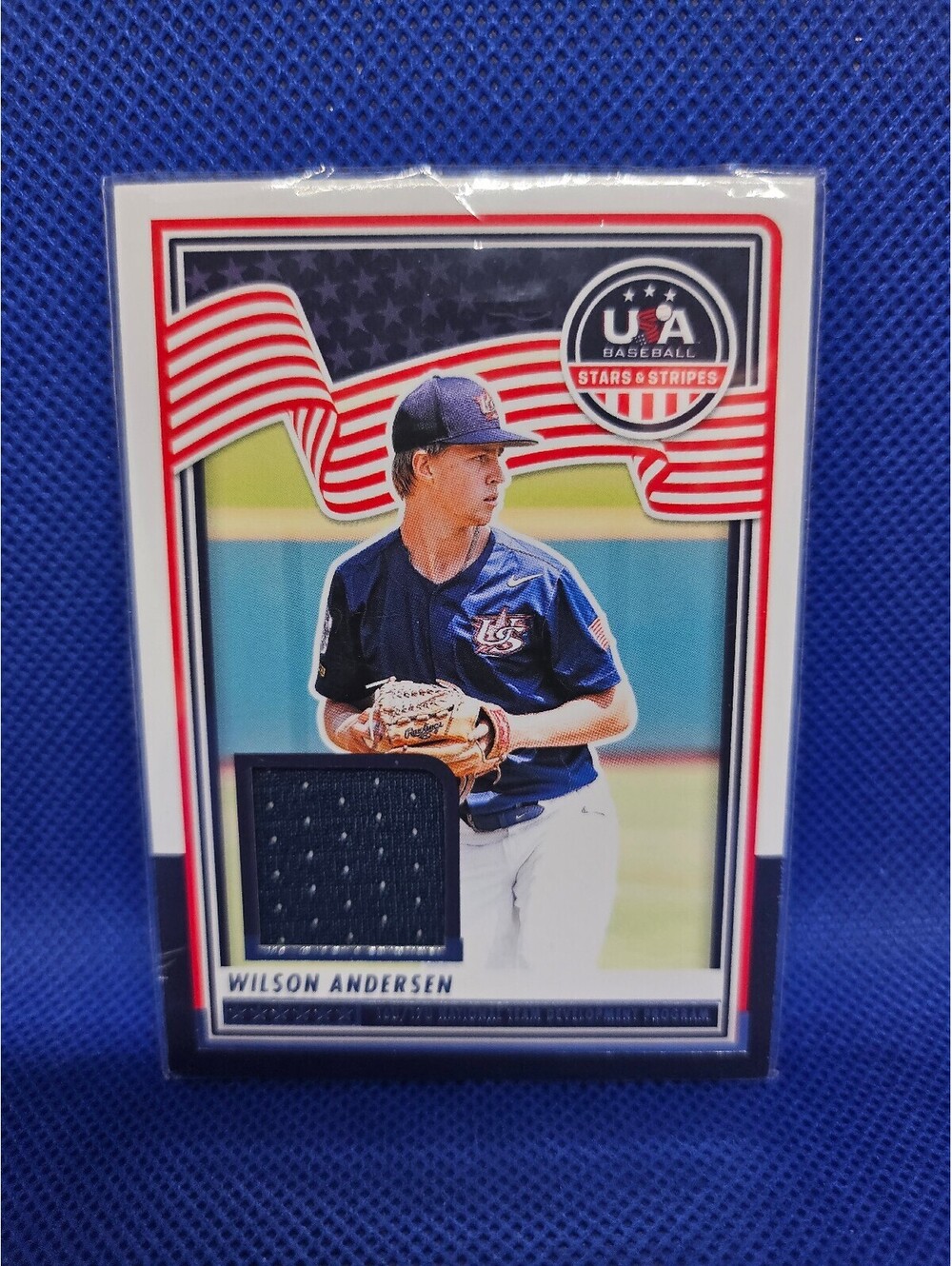 2025 Panini Stars And Stripes WILSON ANDERSEN Game Worn Relic (USA-WA)